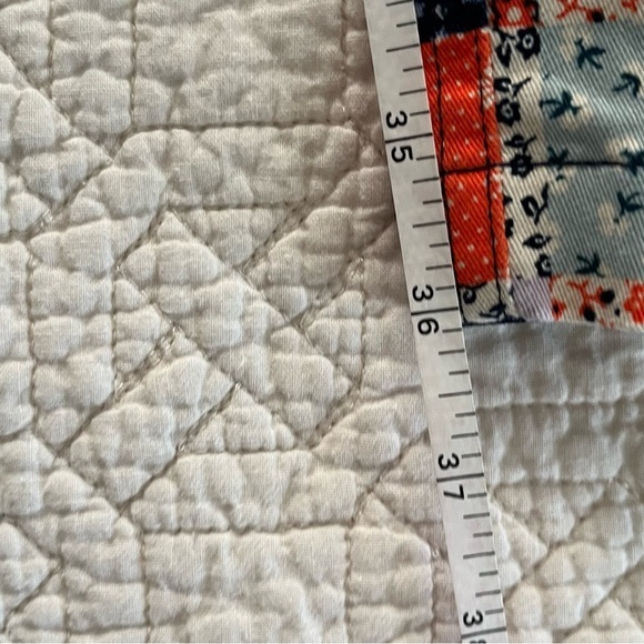 Land's End Women's Mid Rise Pull On Chino Ankle Pants Patchwork‎ Print Size 6 - Picture 11 of 13